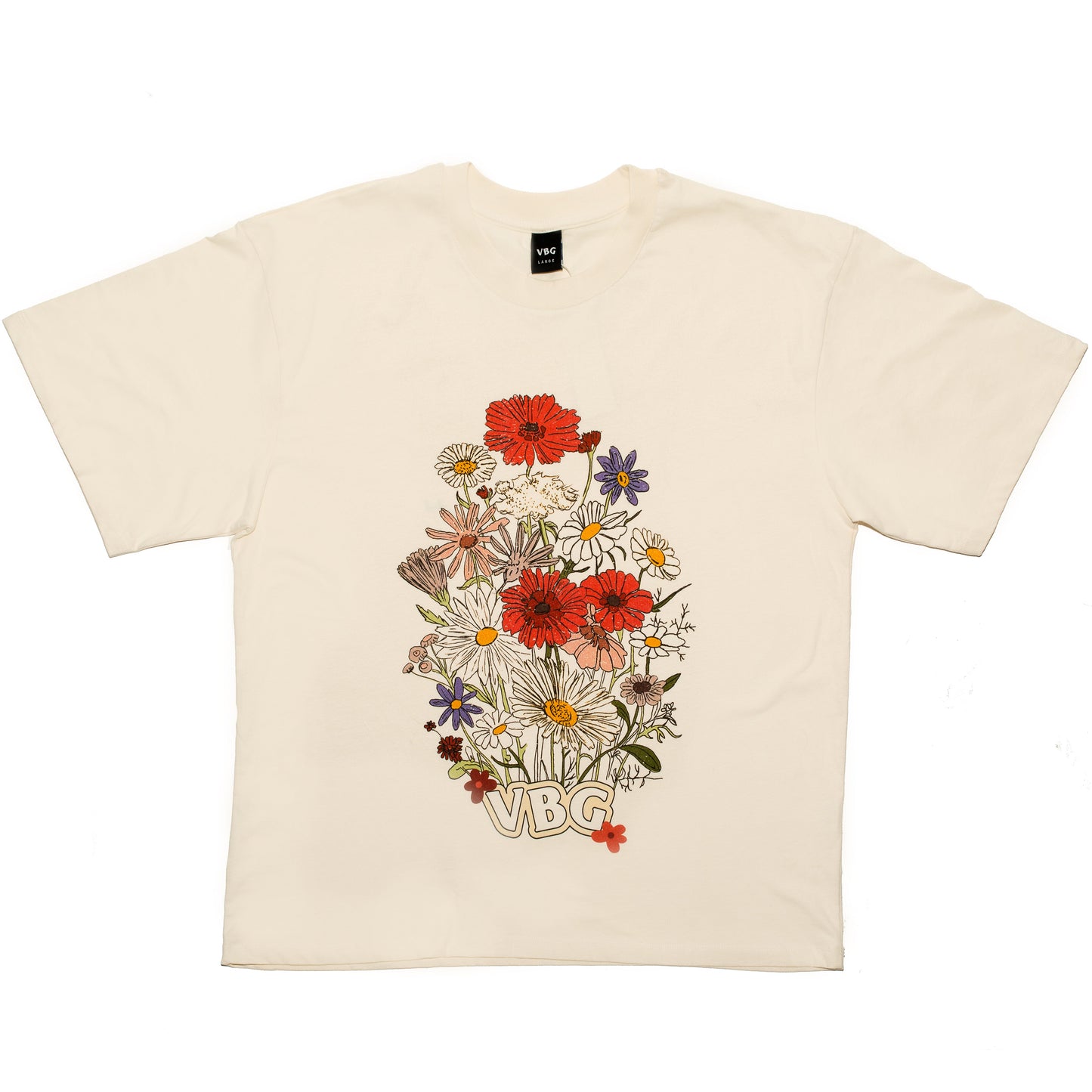"Flower" T-Shirt - Cream - VBG