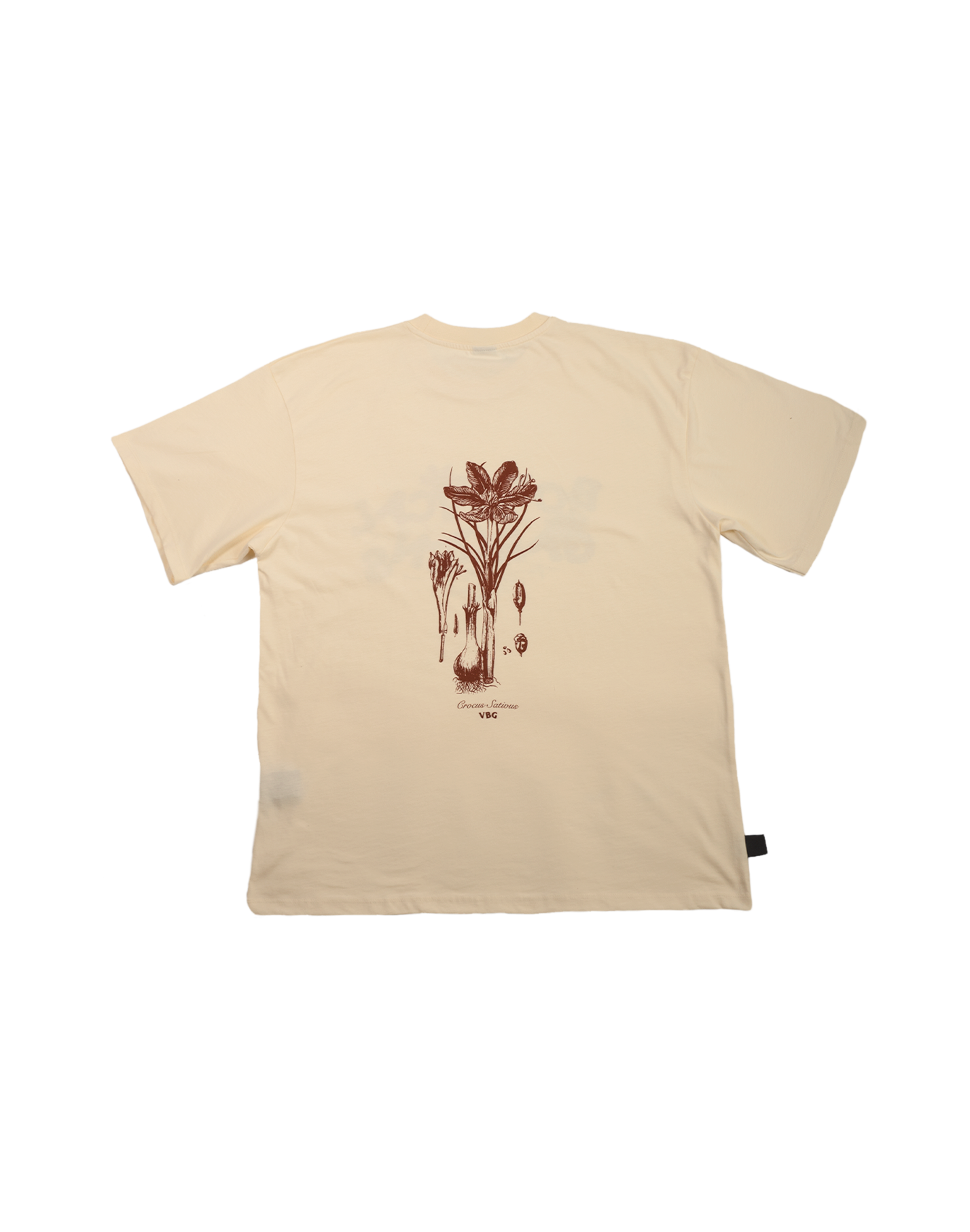 "Safran" T-Shirt - Cream/Red - VBG